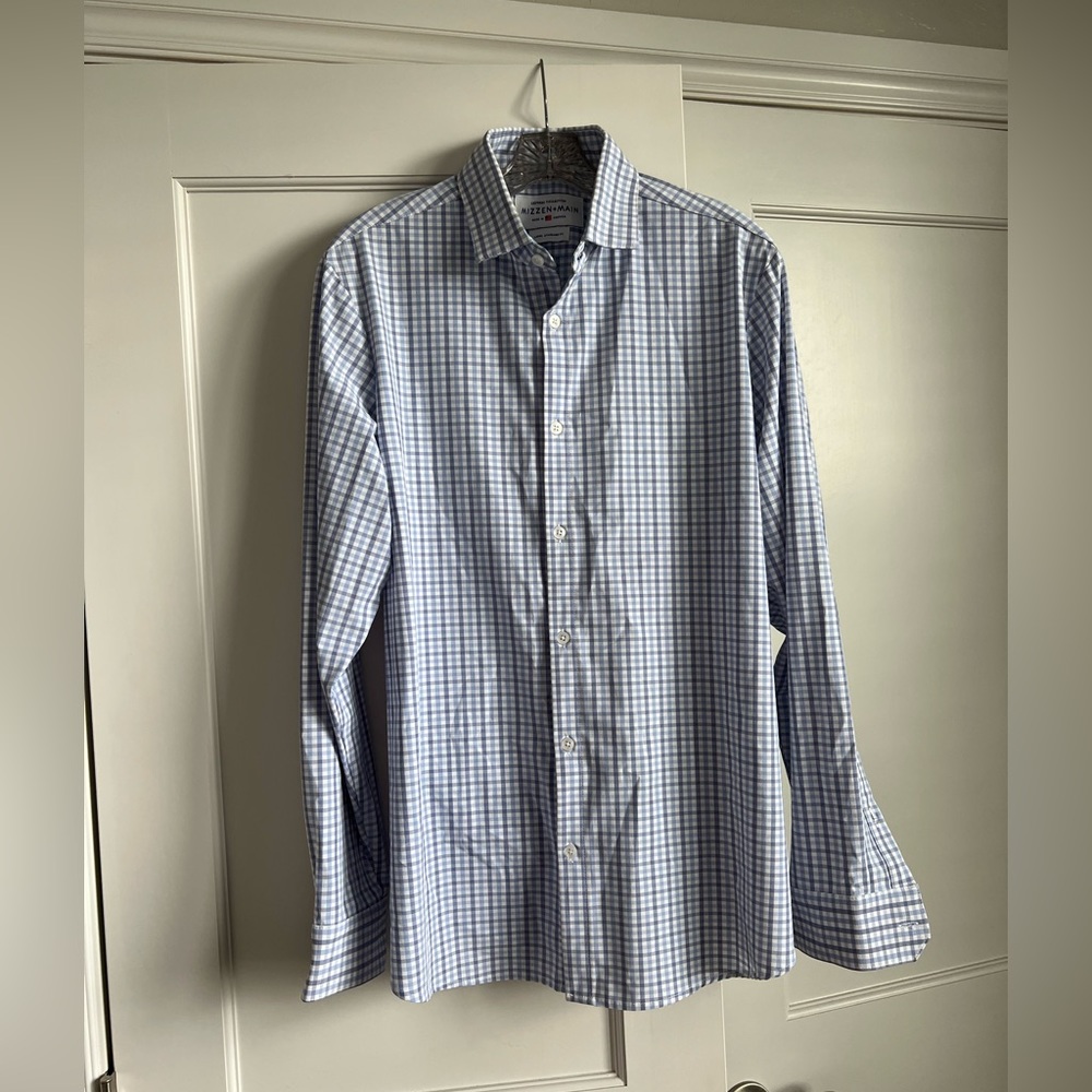 Mizzen and main men’s long sleeve dress shirt